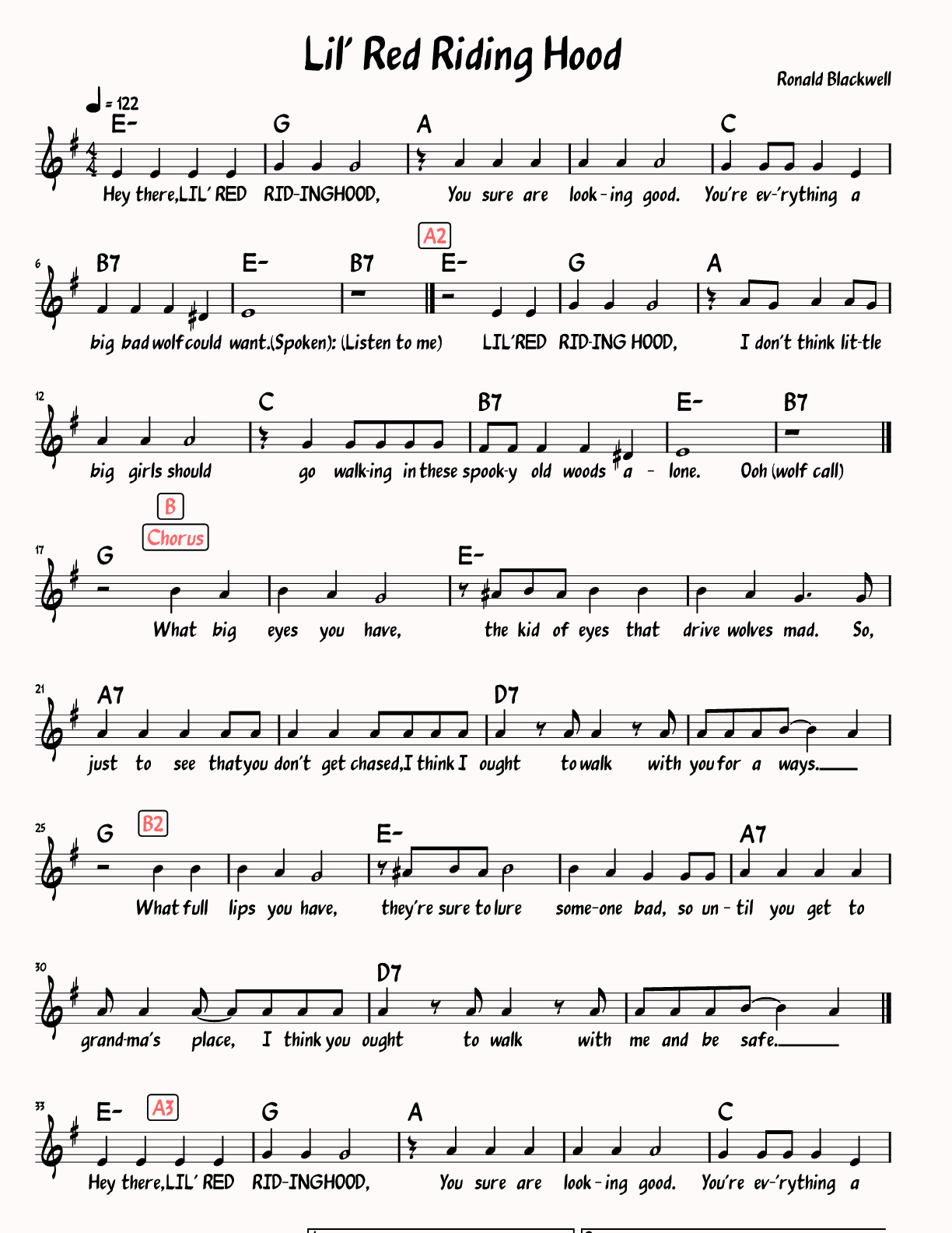 Sheet Music